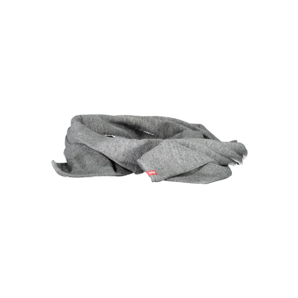 Levi's Grey Marabou Scarf - Luxurious Comfort and Style