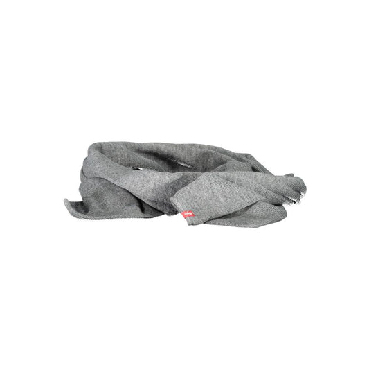 Levi's Grey Marabou Scarf - Luxurious Comfort and Style