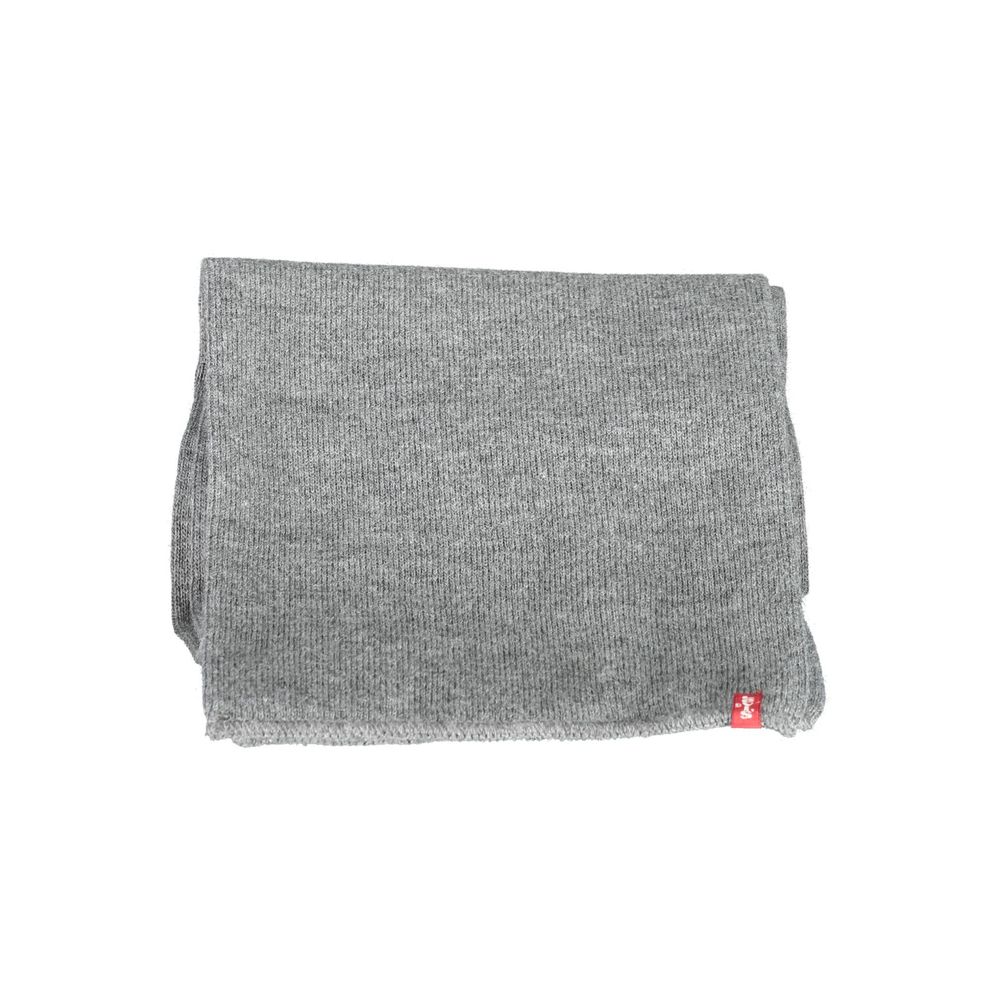 Levi's Grey Marabou Scarf - Luxurious Comfort and Style