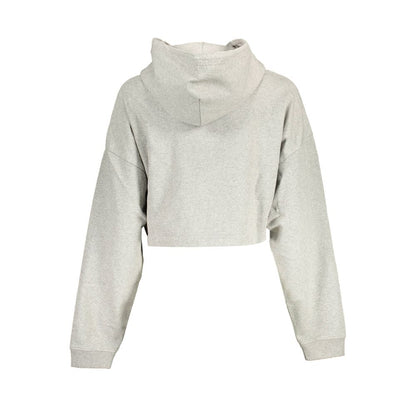 Tommy Hilfiger Gray Cotton Hooded Sweatshirt