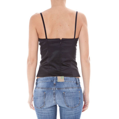 John Galliano Black Elastane Underwear With Adjustable Straps