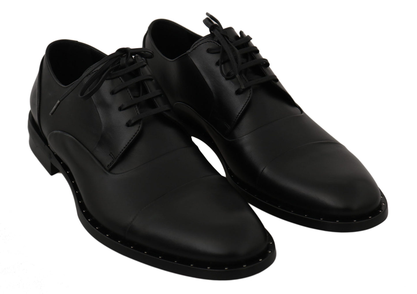  - Sleek Black Leather Formal Dress Shoes