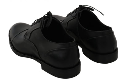  - Sleek Black Leather Formal Dress Shoes