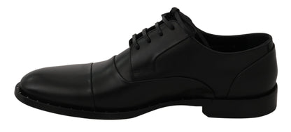  - Sleek Black Leather Formal Dress Shoes