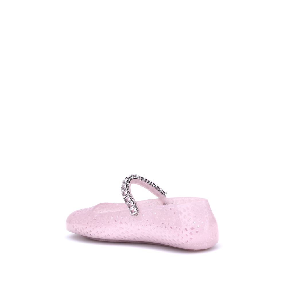 Jimmy Choo Jelly Ballerinas