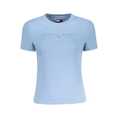 Tommy Hilfiger Blue Cotton Short Sleeve T-Shirt