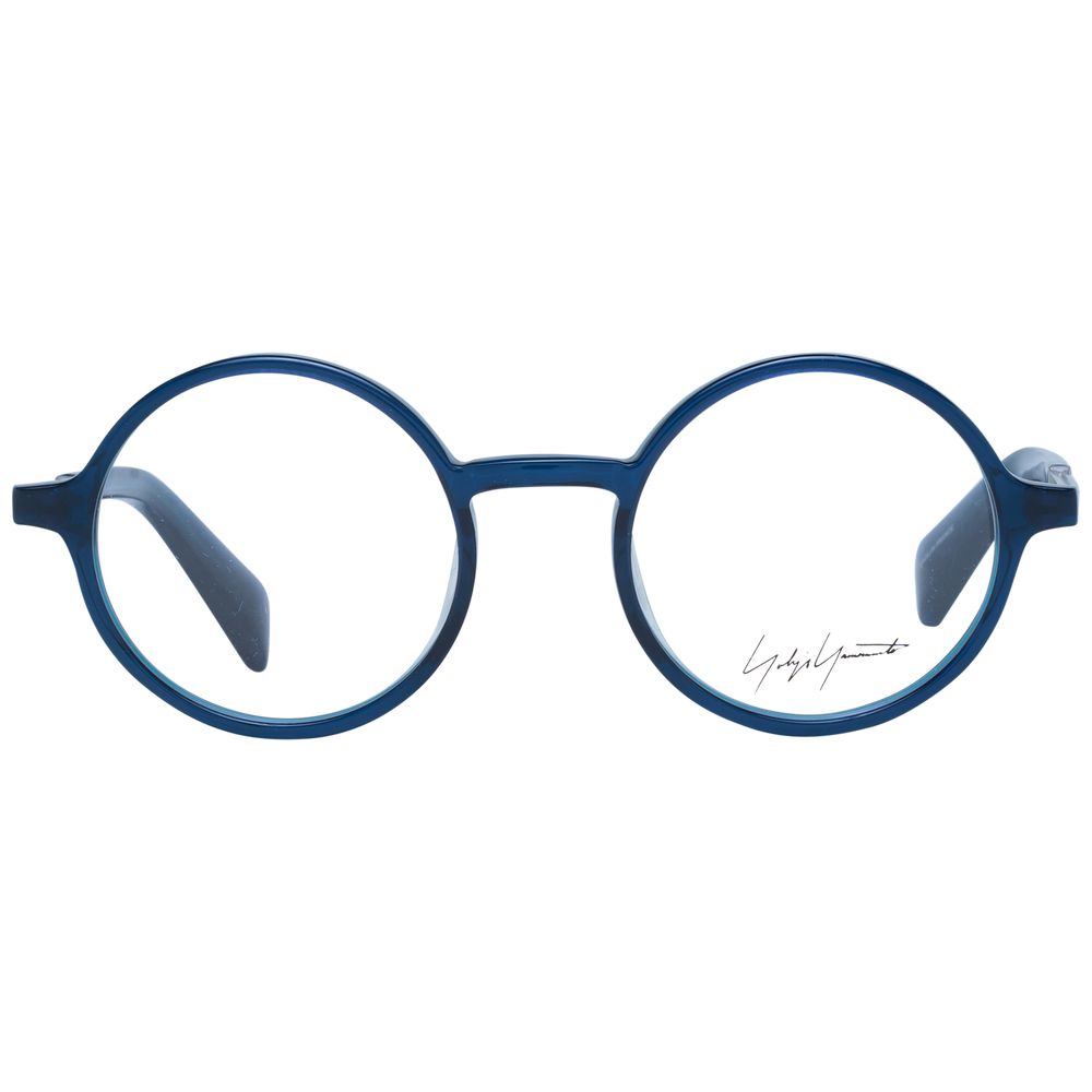 Yohji Yamamoto Unisex Optical Frames – Blue Full-Rim, 47mm