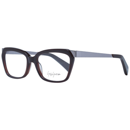 Yohji Yamamoto Unisex Optical Frames – Brown Full-Rim, 54mm