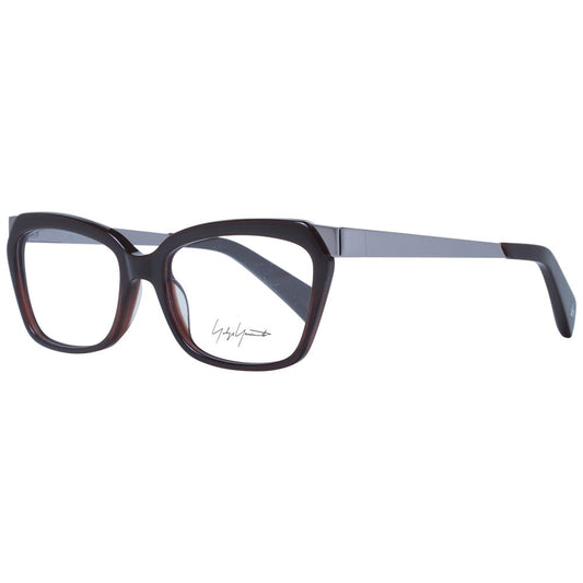 Yohji Yamamoto Unisex Optical Frames – Brown Full-Rim, 54mm