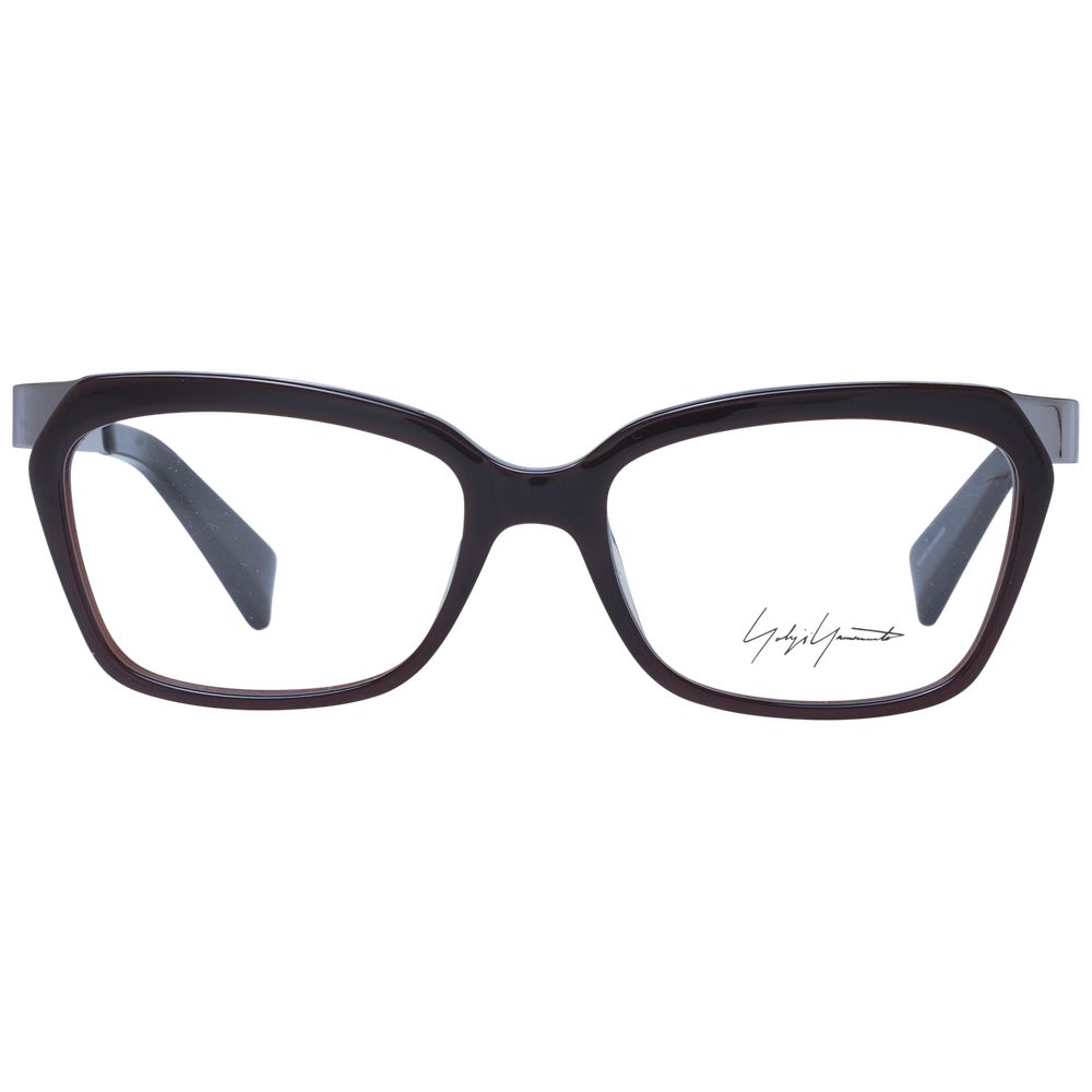 Yohji Yamamoto Unisex Optical Frames – Brown Full-Rim, 54mm