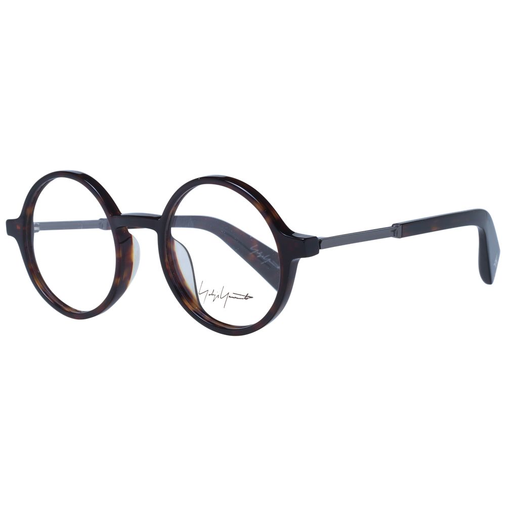 Yohji Yamamoto Unisex Optical Frames – Brown Full-Rim, 47mm