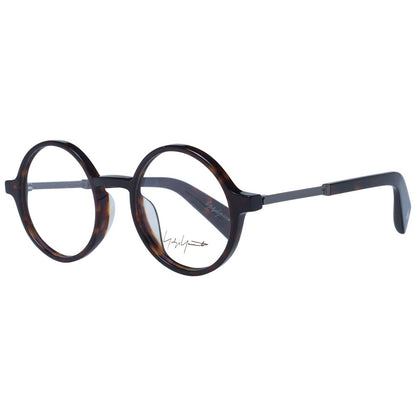 Yohji Yamamoto Unisex Optical Frames – Brown Full-Rim, 47mm
