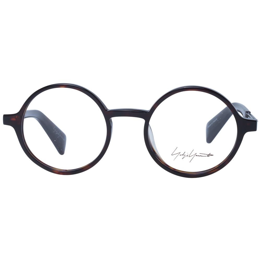 Yohji Yamamoto Unisex Optical Frames – Brown Full-Rim, 47mm