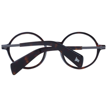 Yohji Yamamoto Unisex Optical Frames – Brown Full-Rim, 47mm