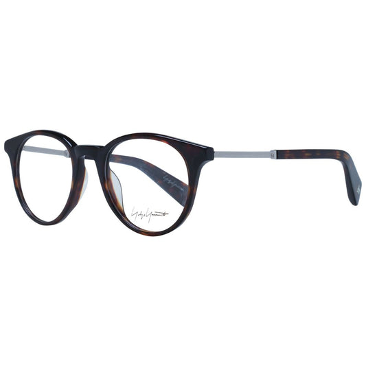 Yohji Yamamoto Brown Unisex Optical Glasses – Full-Rim Frames