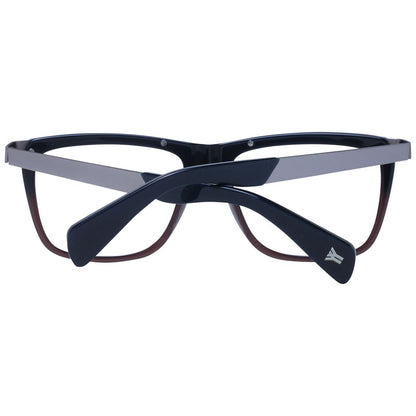 Yohji Yamamoto Blue Unisex Demo-Lens Optical Frames – 55mm