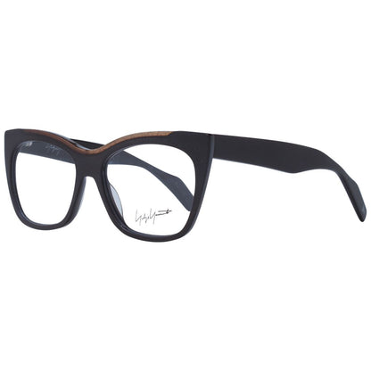 Yohji Yamamoto Unisex Optical Frames – Brown Full-Rim, 54mm