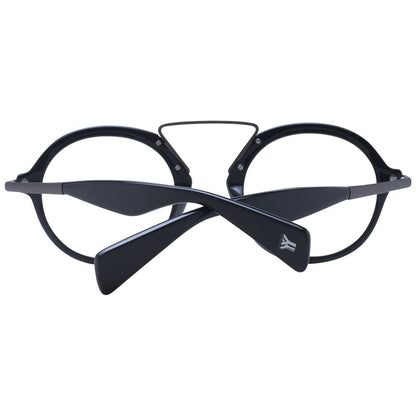Yohji Yamamoto Gray Unisex Optical Frames – 49mm Round