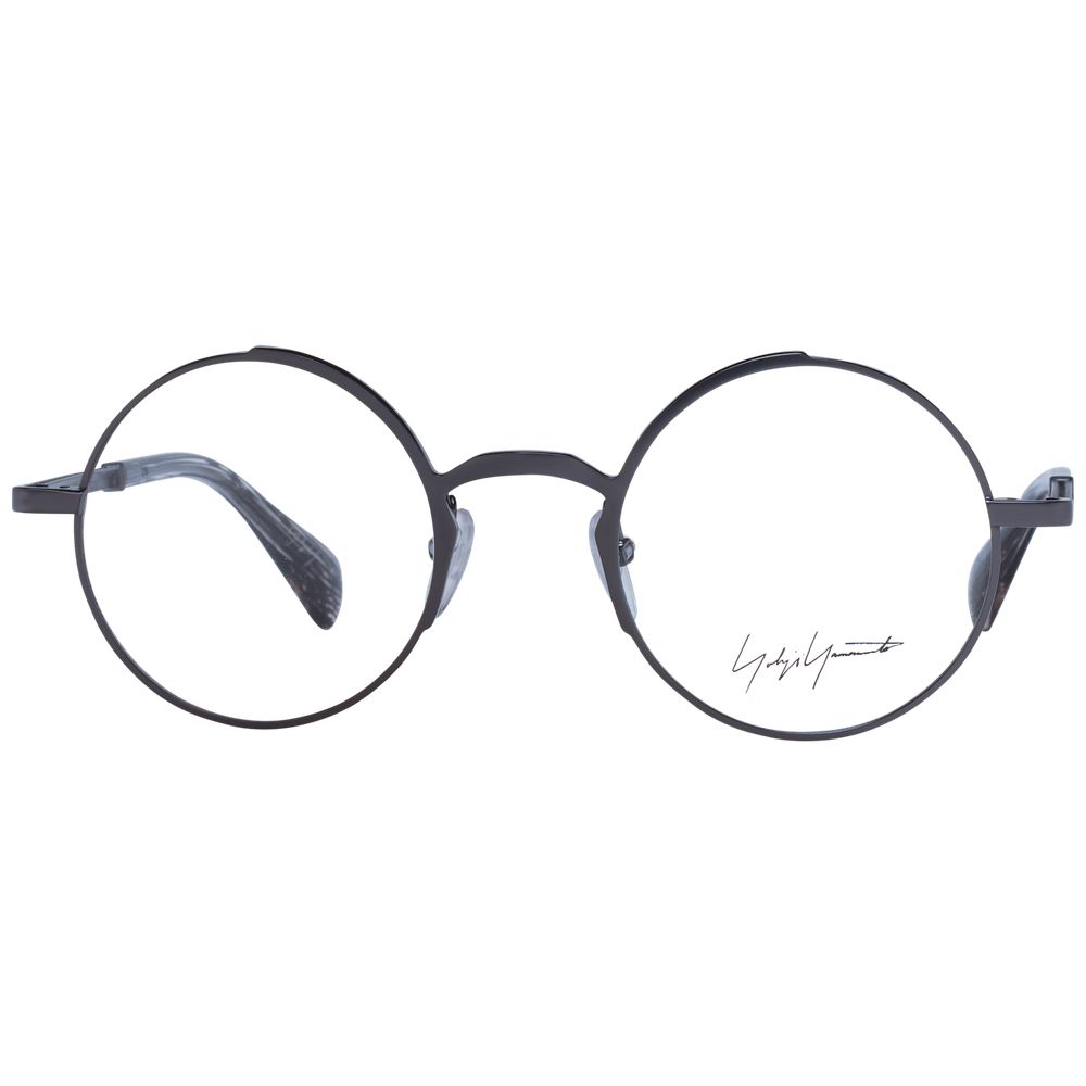 Yohji Yamamoto Unisex Gray Optical Frames – Full-Rim 47mm
