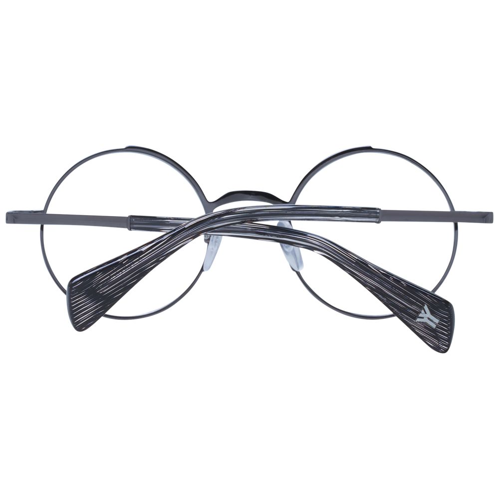 Yohji Yamamoto Unisex Gray Optical Frames – Full-Rim 47mm