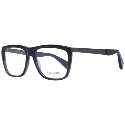 Yohji Yamamoto Black Unisex Optical Frames – Square Full-Rim