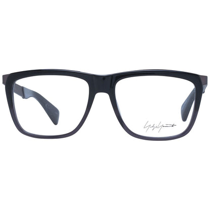 Yohji Yamamoto Black Unisex Optical Frames – Square Full-Rim