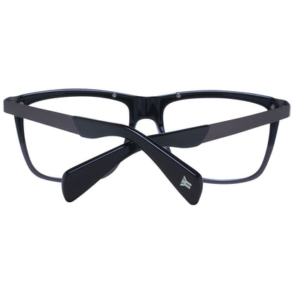 Yohji Yamamoto Black Unisex Optical Frames – Square Full-Rim