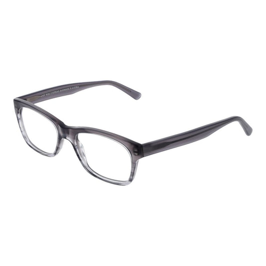 Andy Wolf Gray Unisex Optical Frames – Rectangle Full-Rim, 50mm