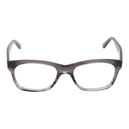 Andy Wolf Gray Unisex Optical Frames – Rectangle Full-Rim, 50mm