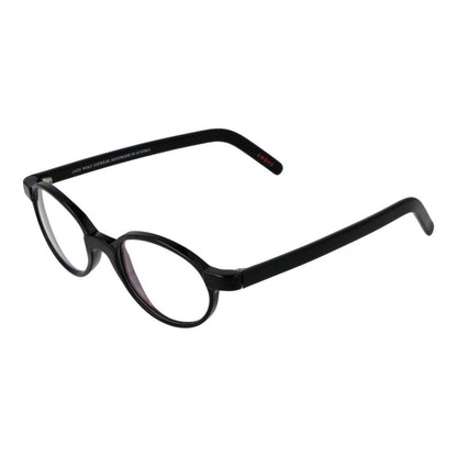 Andy Wolf Black Unisex Optical Frames – Round Full-Rim, 48mm
