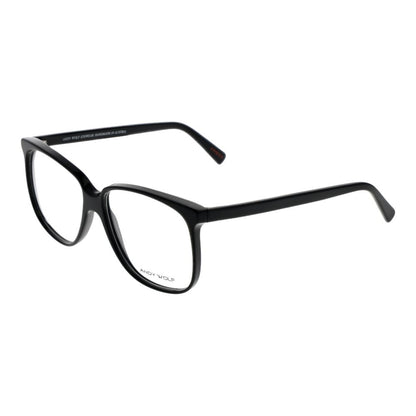 Andy Wolf Unisex Optical Frames – Black Round Frame, 57mm