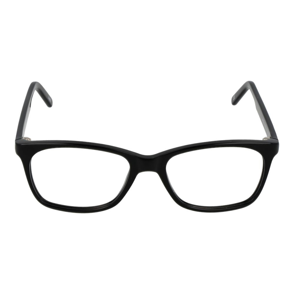 Andy Wolf Black Unisex Optical Frames – Square Full-Rim, 50mm