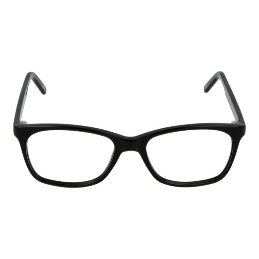 Andy Wolf Black Unisex Optical Frames – Square Full-Rim, 50mm
