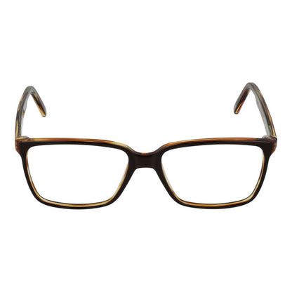 Andy Wolf Brown Unisex Optical Frames – Rectangle Full-Rim, 55mm