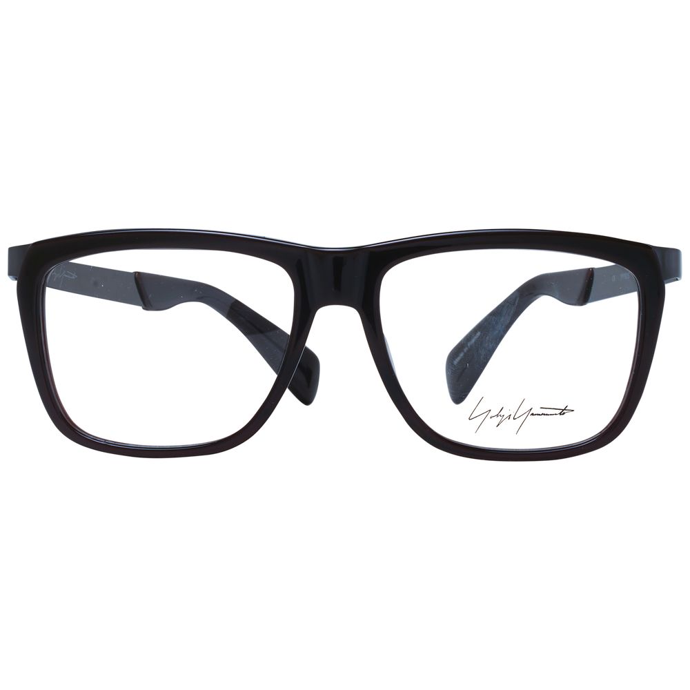 Yohji Yamamoto Brown Unisex Optical Frames – Square Full-Rim