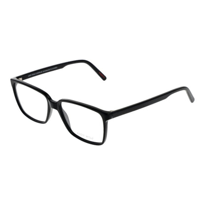 Andy Wolf Black Unisex Optical Frames – Rectangle Demo Lens, 55mm