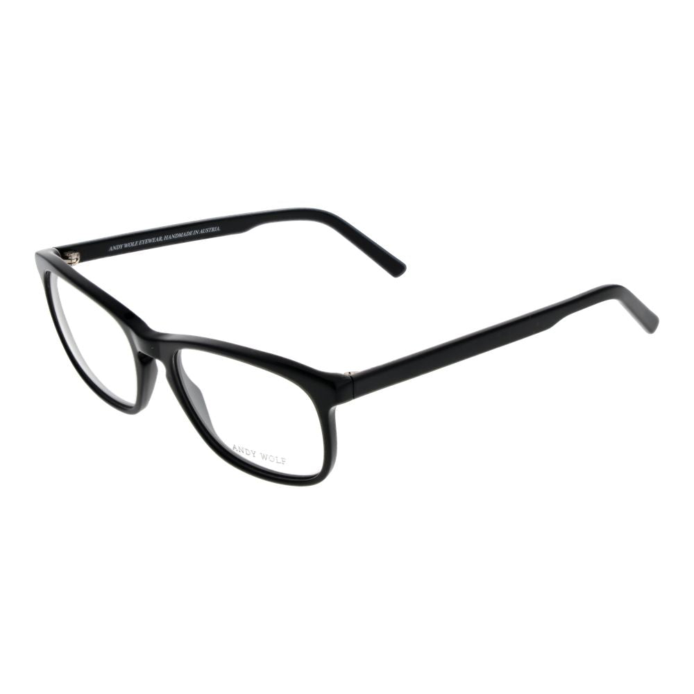 Andy Wolf Black Unisex Optical Frames – Round Full-Rim