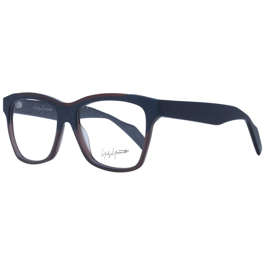 Yohji Yamamoto Unisex Optical Frames – Blue Square Full-Rim