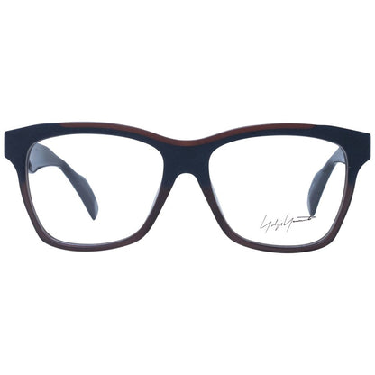 Yohji Yamamoto Unisex Optical Frames – Blue Square Full-Rim