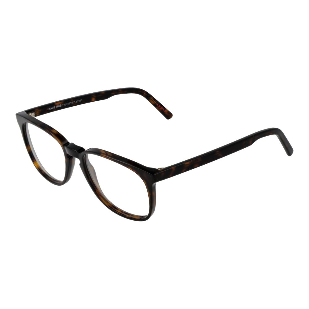 Andy Wolf Unisex Optical Frames – Brown Full-Rim Frame, 52mm