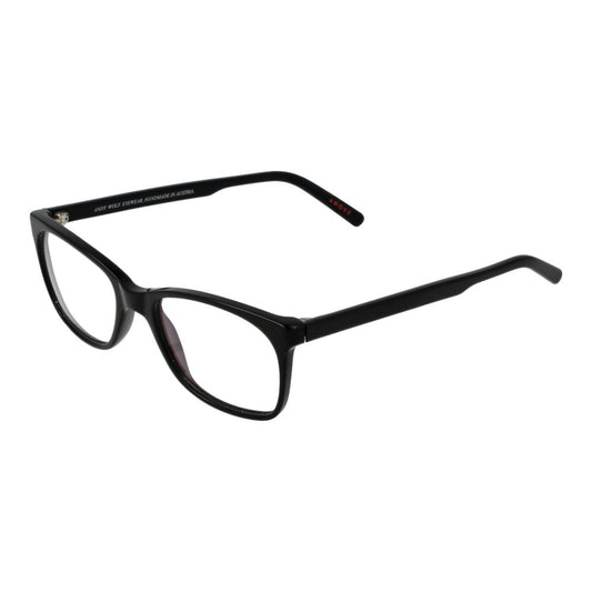 Andy Wolf Black Unisex Optical Frames – Rectangle Full-Rim