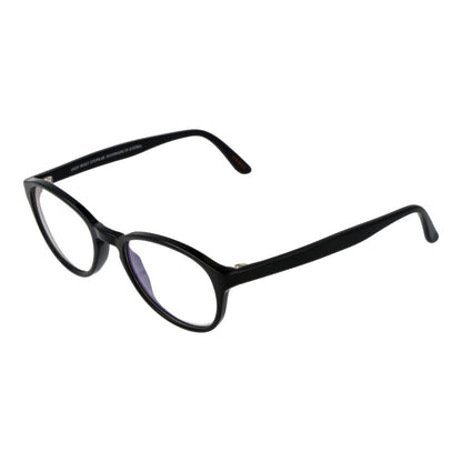 Andy Wolf Black Unisex Optical Frames – Panto Style