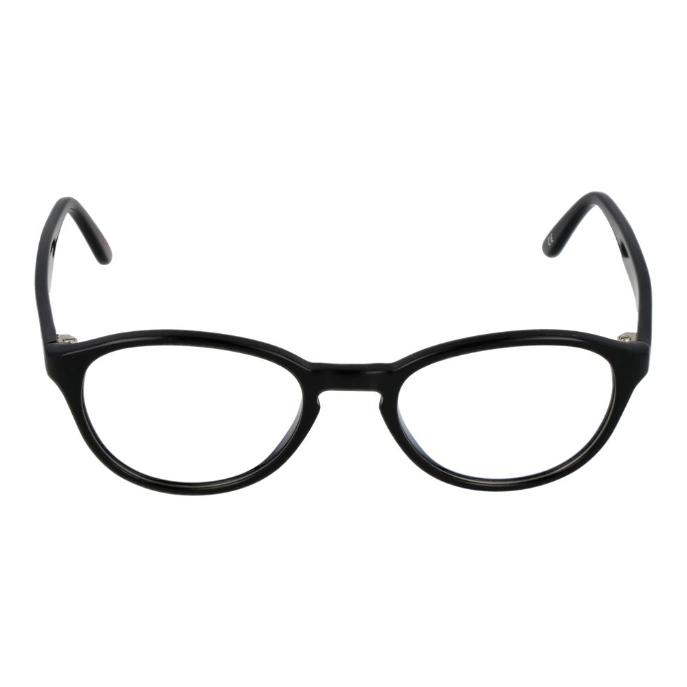 Andy Wolf Black Unisex Optical Frames – Panto Style
