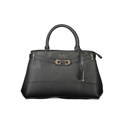 Guess Jeans Black Polyethylene Handbag - Silvye Bag