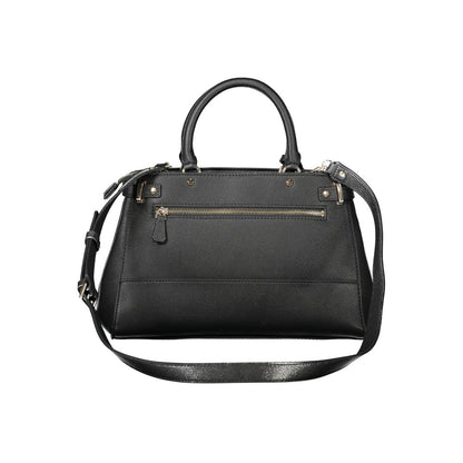 Guess Jeans Black Polyethylene Handbag - Silvye Bag