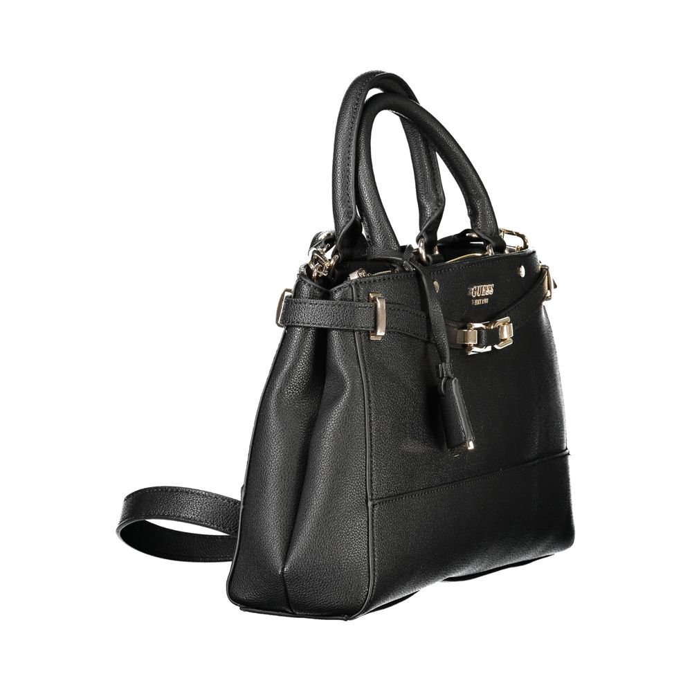 Guess Jeans Black Polyethylene Handbag - Silvye Bag