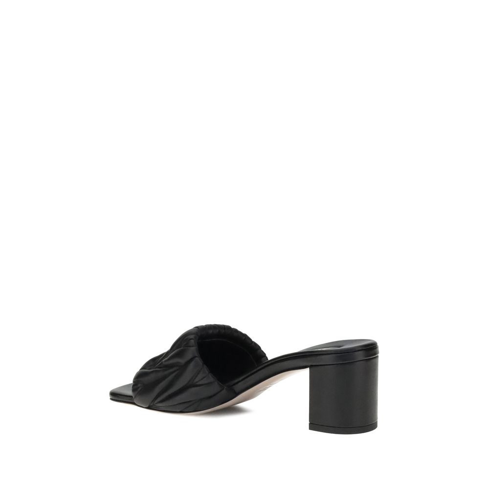 Miu Miu Logoed Sandals - Elegance Redefined