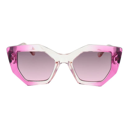 Guess Women’s Sunglasses – Rose Full-Rim Frame with Pink Gradient Lenses, 50mm
