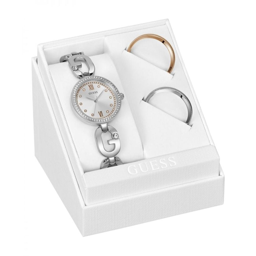 Guess Gray Stainless Steel Watch - Elegant and Sophisticated Timepiece