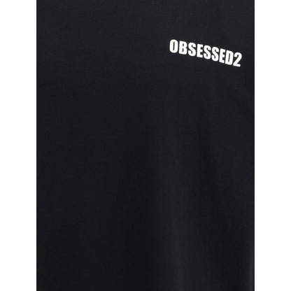 Dsquared² Cotton T-Shirt - Obsessed2 Print - picture problem